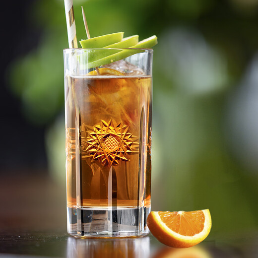 Gauss (Glass) milk cup water cup high-value household crystal glass beer cup set imported red wine cup high-end Apollo finely carved water cup