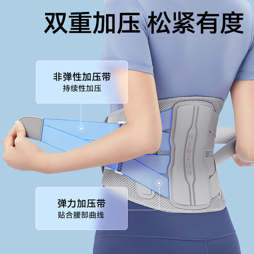 Zhende (ZHENDE) medical waist support belt for lumbar disc herniation, lumbar muscle strain, long-term sitting and long-standing support, waist support protective gear STW XL