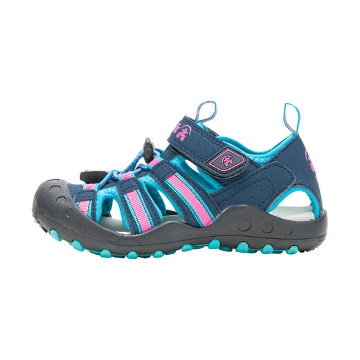 KamikKamik Girls Crab Sports Sandals, Navy/Teal Navy/Teal 5 Big Kid