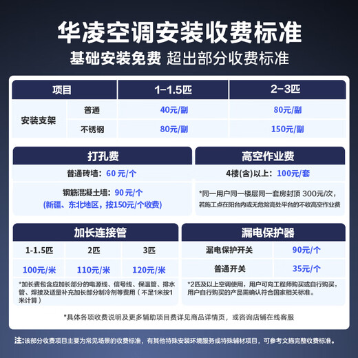 Hualing air conditioner with a large 1.5 HP new level of energy efficiency, the first generation variable frequency heating and cooling power-saving air conditioner hang-up KFR-35GW/N8HE1Pro trade-in home appliances with national subsidies