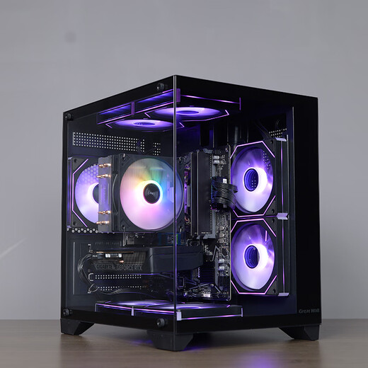 GIGABYTE AMD Ryzen R5 5600/5700X/7500F/5060/5060TI/7650GRE 2K e-sports host interest-free assembly computer game desktop DIY complete machine R5 5600丨RTX5060 high frame online game