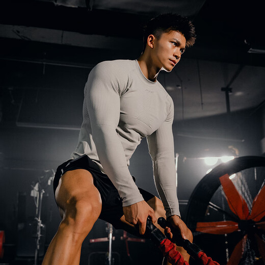 Monster Guardians Men's Fitness Clothing One-piece Braided Four-Dimensional Stretch Training Gym Moisture-Absorbent Breathable Tights Black Black M