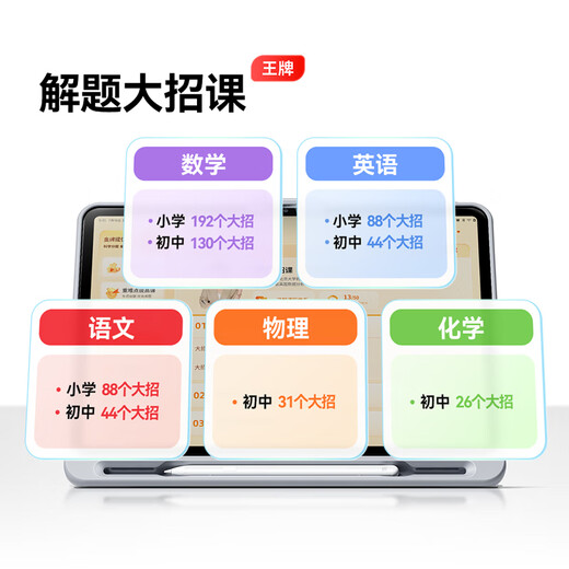 Homework Learning Machine T30/T50 Professional Learning and Training All-in-one Machine Tablet Homework Tutoring for Elementary to High School Students Eye Protection Screen 8+4+256G T50 Blue-Gold Medal Exam Preparation Edition