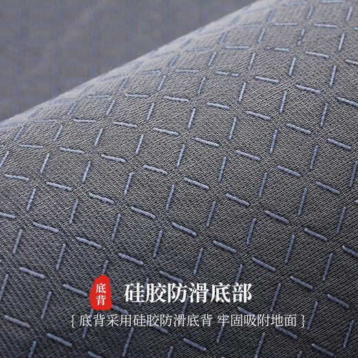 金黄色风水入户门地垫进门口玄关蹭土除尘换鞋脚垫耐脏地毯 百福具臻金色12159 50*80cm清爽无毛毯面