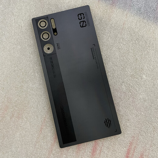 Red Magic 9+ original back cover glass back shell 9+769 mobile phone back shell rear screen original factory Red Magic 9pro_9pro+ disassembled glass back cover+ back sticker (dark