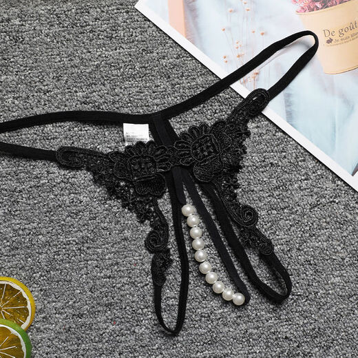 Sexy sexy underwear massage open thong cute couple passionate underwear plus size women 1135 lace open crotch underwear black one size