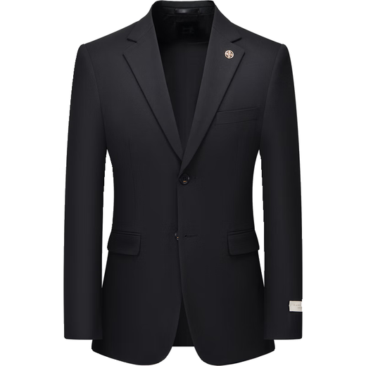 TPZBWG高端品牌西服西装套装男士2025年新款商务休闲职业正装礼服三件套 蓝色 两件套 M