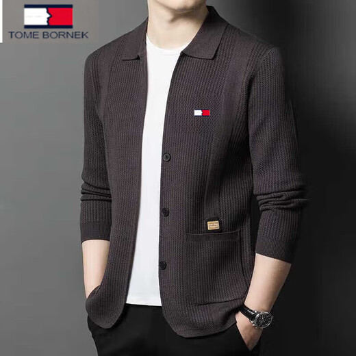 Tommy Hee Kelly 2024 NOUVELLE VACHEMENT DE LA LOCE À LONGE À LONGE À LONGE AUTOMME MEN AUTOMNE ET SULAT DE CASSOIRE D'HIVER Black 180 [Recommandé 150-165 Jin [Jin est égal à 0,5 kg]]]