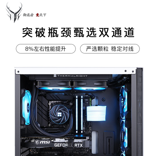 Dragon King i5 12400F upgraded to 13400F/14600KF/RTX5060/5060Ti/desktop assembly computer host home game assembly machine DIY complete machine design rendering high-end version i5 13400F/RTX5060 8G single host