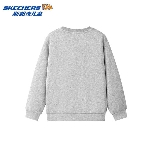 Skechers Skechers children's autumn fashion round neck pullover sweatshirt for boys and girls loose knitted casual top L425K030
