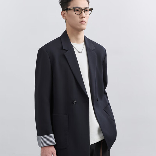 Earl Joel Casual Blazer Men's Suit's Men's High Deay Single Casual Wear Formal Wear Spring and Automne Loose Western Thin Style Engagement