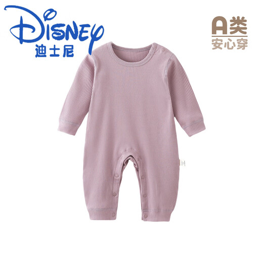 Disney Clawling Comse Solid Color Dolongeede OneSie Baby осень-новорожденная одежда A-типа детская одежда для детской детской детской одежды 7374 Джинджер 59 см