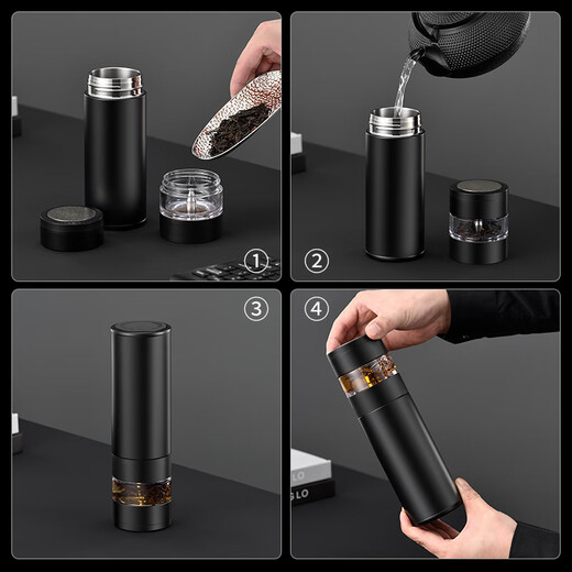Eno2025 new titanium cup pure titanium insulated cup for men and women tea and water separation tea cup high-end water cup gift customization
