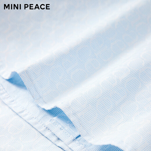 MiniPeace Children's Clothing Autumn New Boys' Shirt F1CAF3367 Clearance Blue 140