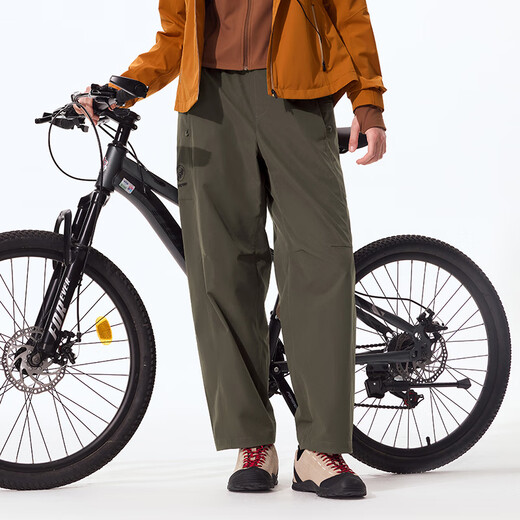 Panda Camel Series Casual Trousers Men's Spring and Autumn Straight Loose Water-Repellent Hiking Sports Trousers Women's 9226,S