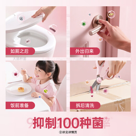 Dettol Healthy Antibacterial Hand Sanitizer Moisturizing and Protecting Baby and Children Family Hand Washing and Hand Care Combination Pack One-Click Price Guarantee Moisturizing Hand Sanitizer 450g*4