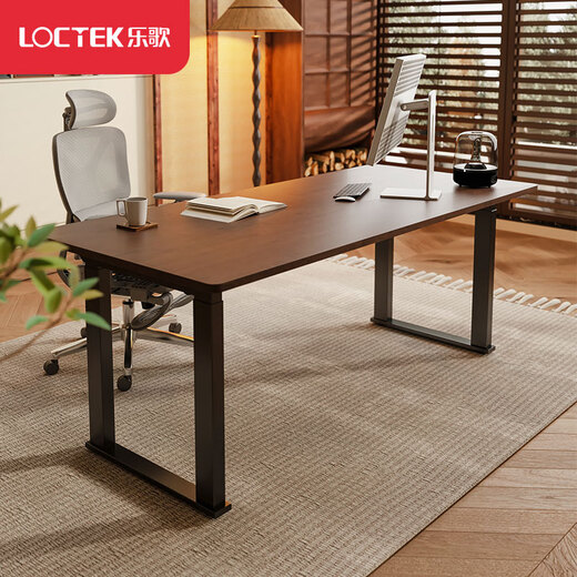 Lege electric lift table large table multi-functional computer desk office study writing dining table E3Q solid wood rubber 1.8M
