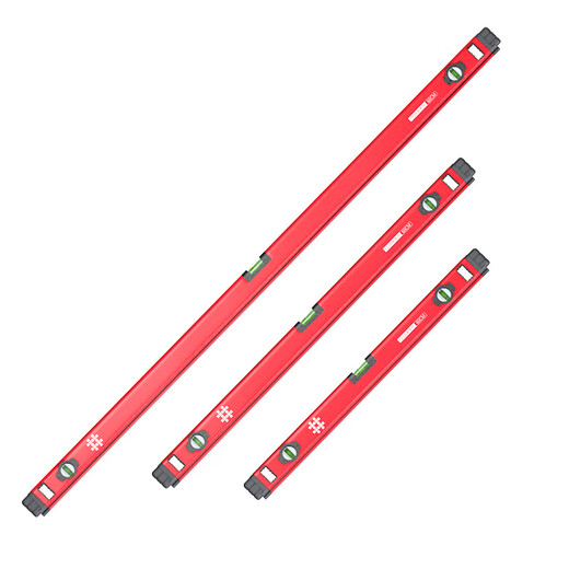 Ishii level high-precision household water leveling instrument strong magnetic leveling ruler multi-functional horizontal and vertical measuring tool 60cm level ruler two blisters non-magnetic