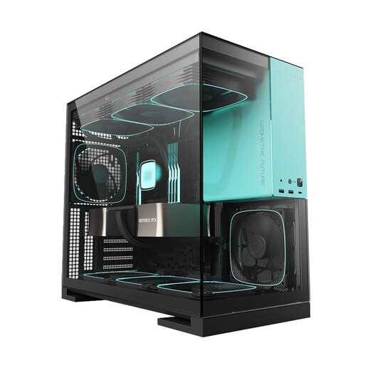 Model 5 TF 蓝 1314限定版电脑机箱+14大龙鳞5风扇套包