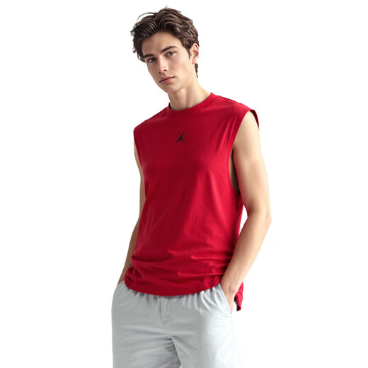耐克NIKE男无袖背心乔丹 JORDAN Dry-FIT 速干透气FN5857-687红M