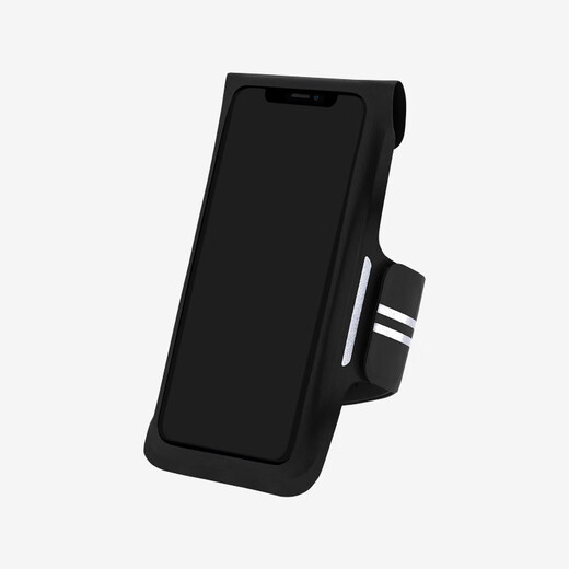 MPPMCK arm bag running special mobile phone bag women's sports strap wrist bag outdoor mountaineering lightweight men's arm black new version full screen