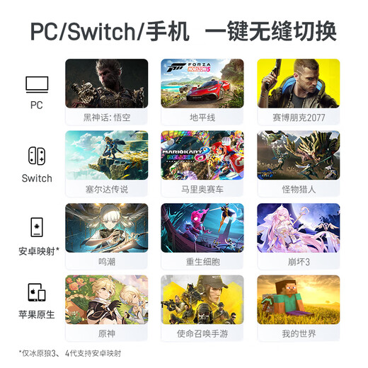 Feizhi Direwolf 3/Direwolf 4 multi-template wireless controller DW12C type xbox controller Switch/Steam Black Myth Wukong game controller Mingmo Yuanxu Feather controller Direwolf 4+ charging base set