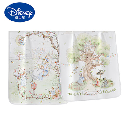 Disney diaper pad for baby, waterproof, breathable, washable diaper, large size sheet, small menstrual mattress for aunt, 2 pack, Thames Concert + Wendell Treehouse - two pieces for changing and changing, 50x70cm