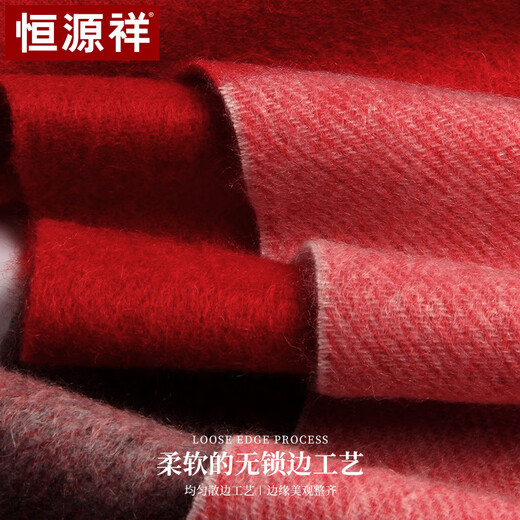 Hengyuanxiang 100% de cachemir para mujeres en otoño e invierno para mujeres en bufanda cálida para mujeres en la caja de regalo de cumpleaños del festival de mediados de outumno