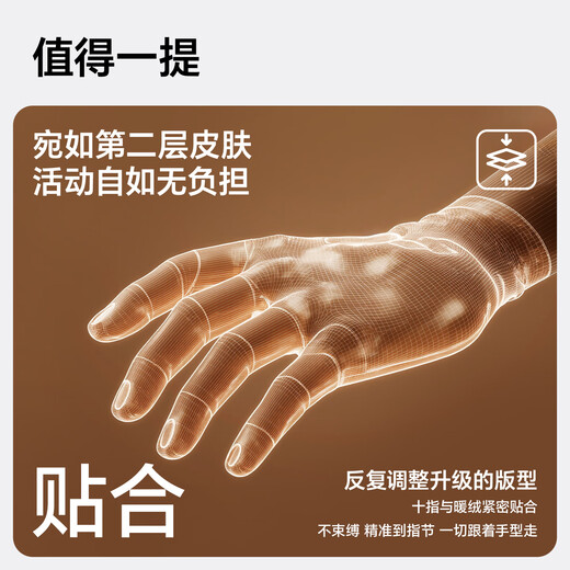 MISSION UV warm gloves for women in autumn and winter thickened and velvet outdoor skiing and riding electric bicycle windproof and cold-proof touch screen gloves