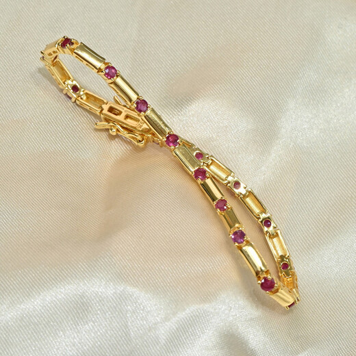 S925 ruby bracelet