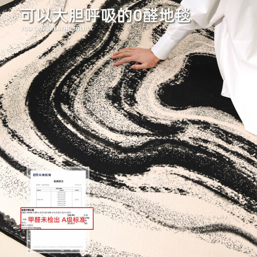 Pupan carpet living room special-shaped light luxury 2025 new style free carefree irregular sofa coffee table floor mat bedroom plus Wenwan-15862 140cm*200cm