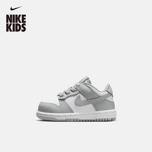 Nike (NIKE) baby easy-to-wear and take-off flat sneakers winter boys and girls baby sneakers NIKE DUNK FB9107