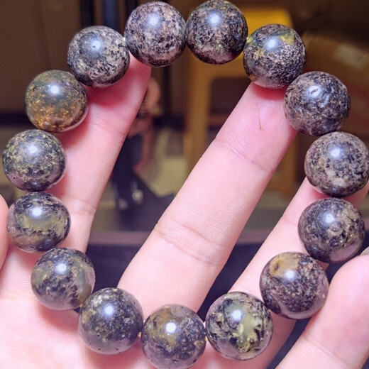 Ten-leaf natural medicinal amber bracelet, old medicine king amber, imperial beeswax Buddha beads 14+ Bodhi waist chain, natal Buddha play plate, natural medicinal amber bracelet 14mm+