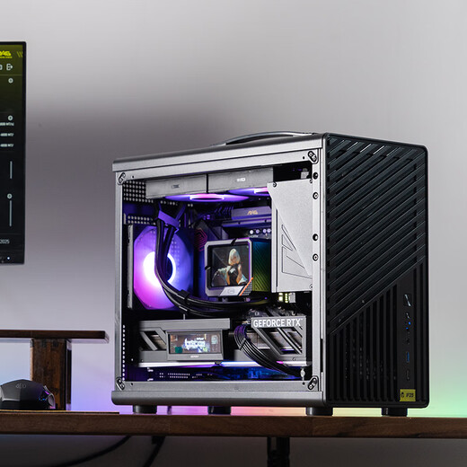 Sugar Cube Mechanical Master Ruilong R5 9600X/9700X/9800X3D/RTX5060Ti graphics card Delta mobile gaming desktop computer complete machine design editing drawing DIY assembly machine Configuration 1丨5600丨Barebones丨No card configuration