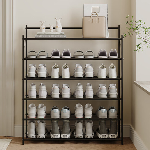 Wojia (WOJIA) folding shoe rack at the door, multi-layer household shoes, installation-free entry into the dormitory rental room, large-capacity shoe cabinet