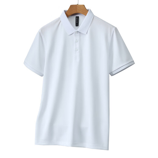 Jeanswest KF Jeanswest Men's Clothing 2025 Summer New POLO Shirt Business Short Sleeve Casual Comfort Fashion Top Dad White 2100 S 160_80A_