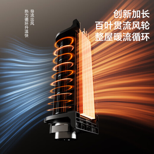Panasonic graphene heater/intelligent voice heater/large cabinet electric heater/night atmosphere light household electric heater PTC ceramic instant heating whole house heating DS-P216DCW