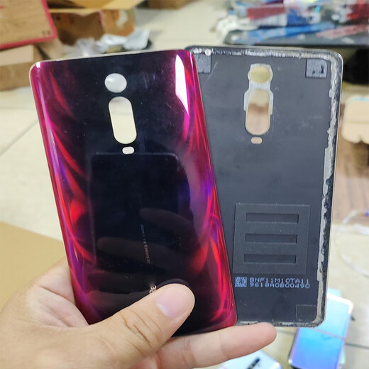 Suitable for Redmi K20Pro Exclusive Edition original disassembled back cover battery cover outer rear shell screen glass second-hand mobile phone case original K20K20Pro back cover mecha black 95 new disassembled