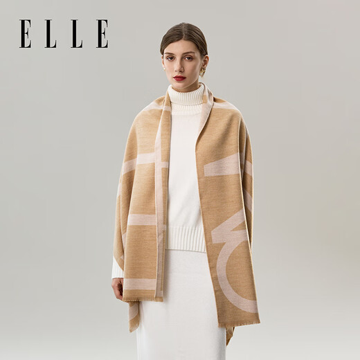 
ELLE [gift box] shawl for women's office warm and fashionable versatile scarf and scarf new winter gift gifts Teacher's Day