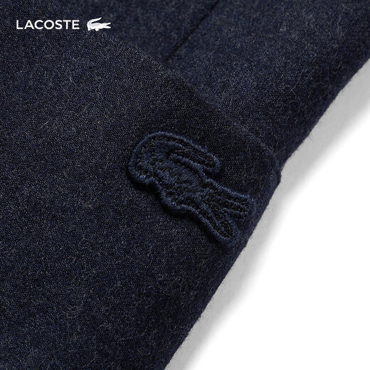 LACOSTE French Crocodile Men's 25 Autumn New Felt Wool Suit Jacket|VH9223 725/Dark Mist Blue 48 S/M