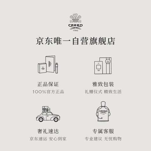 CREED Official Authentic Silver Spring Perfume Gift Box 50ml Fragrant Citrus Tone Niche Fragrance New Year Gift