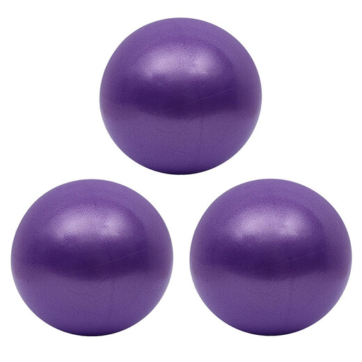 Sino-European Yoga Ball Small Ball Pilates Training Pelvic Floor Muscle Fitness Core Yujia Equipment Sports Elastic Ball Home Purple 2 Pieces Diameter 25cm More Yoga Ball Sizes