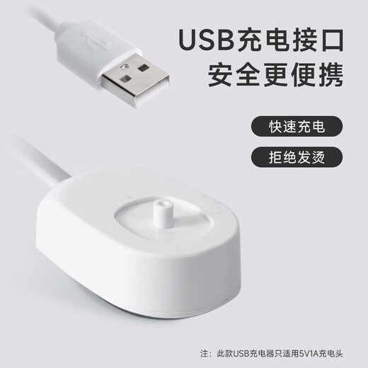 Xiangshuang adapts to Philips electric toothbrush charger hx2471/hx6730/hx6100 base wireless children HX3/6/9 dedicated USB charging stand 1 +5V/1A charging head