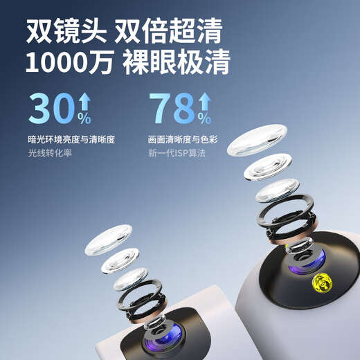 TCL4g surveillance wireless camera indoor, no need to connect to wifi, lifetime free traffic, mobile phone remote monitor 360 degrees, no blind spots, night vision, home plug-in, no network required