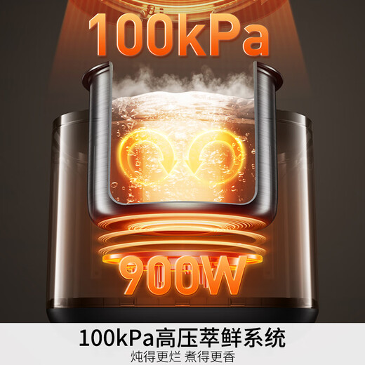 Joyoung National Subsidy 100kPa Speedy Electric Pressure Cooker 0 Coating 316L Stainless Steel Liner 5L Double Pot Intelligent Reservation Home Rice Cooker 50H160 Pressure Cooker 4-6 People