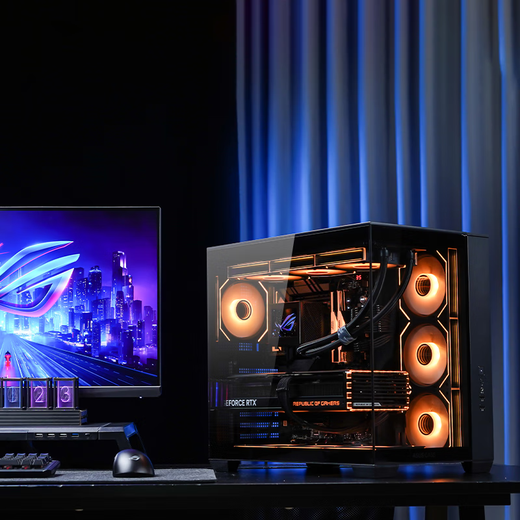 ASUS i9 14900KF ASUS ROG family bucket 5070Ti/RTX5080 host 5090D graphics card U7 265K host game e-sports AI rendering assembly computer complete machine i7 14700KF + ASUS RTX5060TI丨2