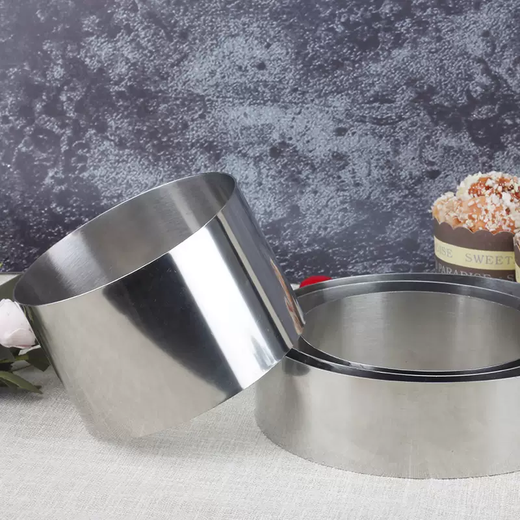 Yusen Yigao 5cm circle round inch stainless steel baked cake mooncake mousse rice cake circle 4 14 8 10 6 mold 12 6 inches high 5cm (round mousse circle) 6 inches high 5cm (round mousse circle) 6g