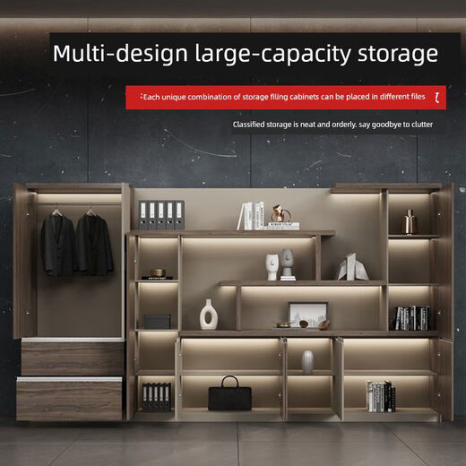 Puqin File Cabinet Office Cabinet Storage Cabinet File Cabinet Information Cabinet Floor Cabinet Wall Storage Cabinet Bookcase 4-Door File Cabinet 0mm