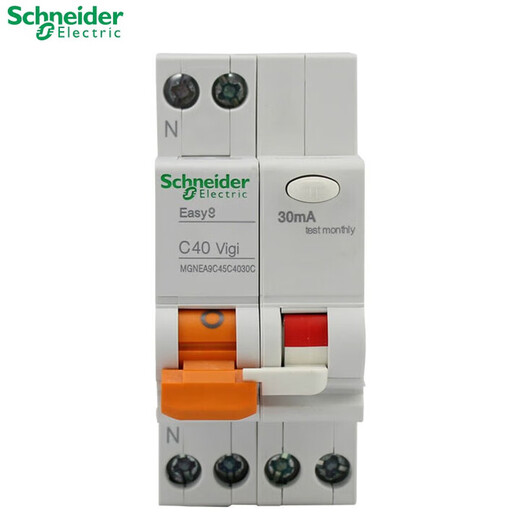施耐德（Schneider）漏电保护器1P+N10A/16A/20A/25A/32A/40A空气开关EA9DPN总闸2P63A A型DPN16A带漏保【实体专卖店直发】