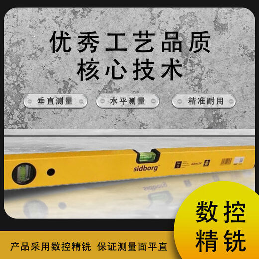 Sailoto level high-precision anti-fall aluminum alloy leveling ruler multi-function 2 meters with floor tiles sidborg-60 meters SD-G60-S3130